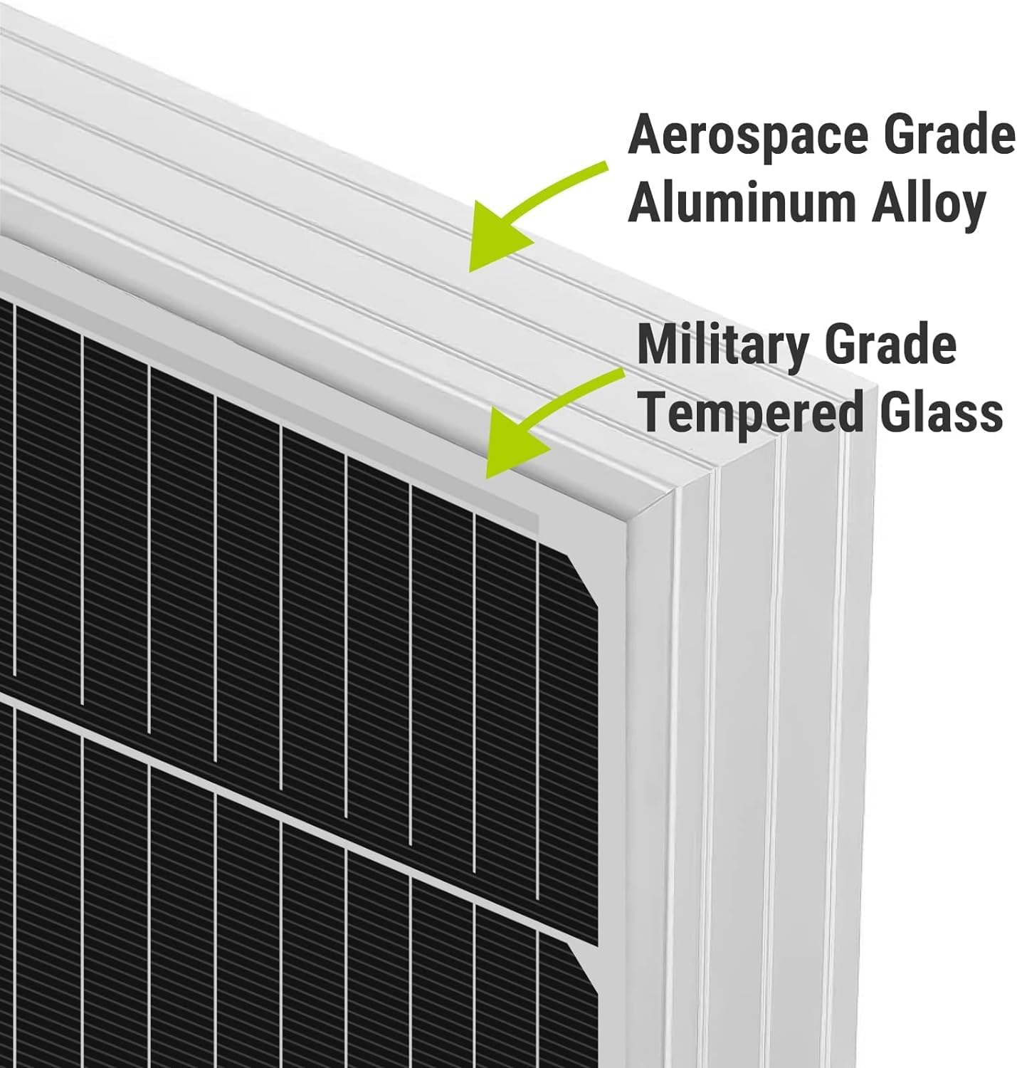 100W 12V Solar Panel Monocrystalline 100 Watt PV Module for 12 Volt Batteries Caravan Motorhome Boat Yacht RV Roof Mounts Off Grid