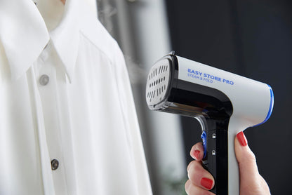 Russell Hobbs Steam & Fold Garment Steamer (1500W, quick heating, includes fabric attachment, collapsible design, space-saving cord storage, 3m cord, travel iron) Iron 26740-56.