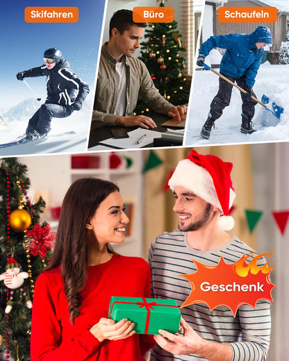 2025 Upgraded Heated Socks with APP Control, 5000mAh 5V Rechargeable Heating Socks, 3 Heat Settings & 360° Heating Heated Socks, Washable Heated Socks for Men Women for Skiing Hunting.