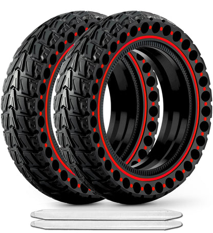 BABEJIA 2PCS Scooter Tires 50/75-6.1 Tubeless, Upgrade your ride with Off-Road Tires 8 1/2 x 2, Solid Tire 8.5'' Compatible with Xiaomi M365/Pro 2, Gotrax GXL V2/XR/APEX.