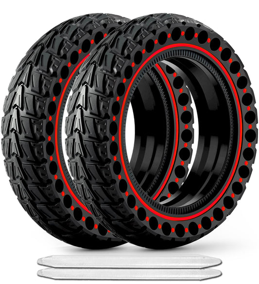 BABEJIA 2PCS Scooter Tires 50/75-6.1 Tubeless, Upgrade your ride with Off-Road Tires 8 1/2 x 2, Solid Tire 8.5'' Compatible with Xiaomi M365/Pro 2, Gotrax GXL V2/XR/APEX.