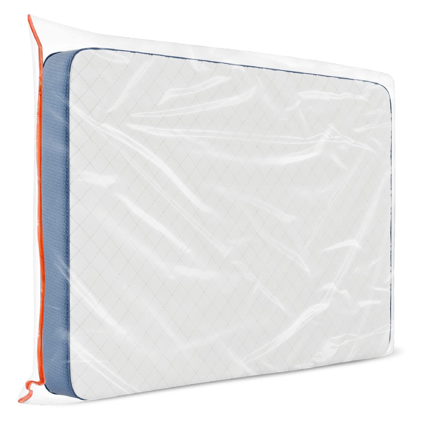 Mattress cover 150x200 cm (Thickness 30 cm) made of plastic - storage bag for mattresses - protection for your mattress for storage - mattress storage bag with convenient zipper.