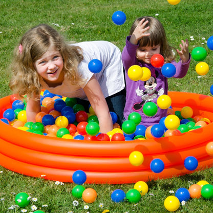 Littletom 1000 balls for ball pit - Plastic balls kids play balls - Baby ball for grasping - Plastic balls for ball pit bouncy castle ball pool - Baby ball toy set for trampoline play tent playpen