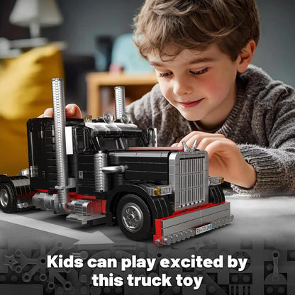 Mould King 10037 Technic Truck Model Kit, Creative Technology Truck Building Blocks Set, Gift Model Toy for Kids/Adults/Vehicle Enthusiasts (1797 Pieces)
