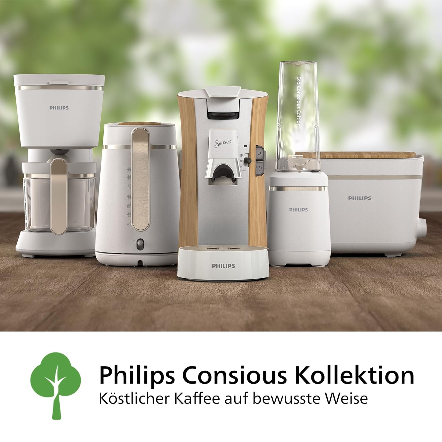 Philips Senseo Select Coffee Pad Machine - Intensity Plus, Memo function for 3 coffee specialties, Crema Plus, Environmentally friendly product with 37% bio-based plastic, Silk White (CSA240/05)