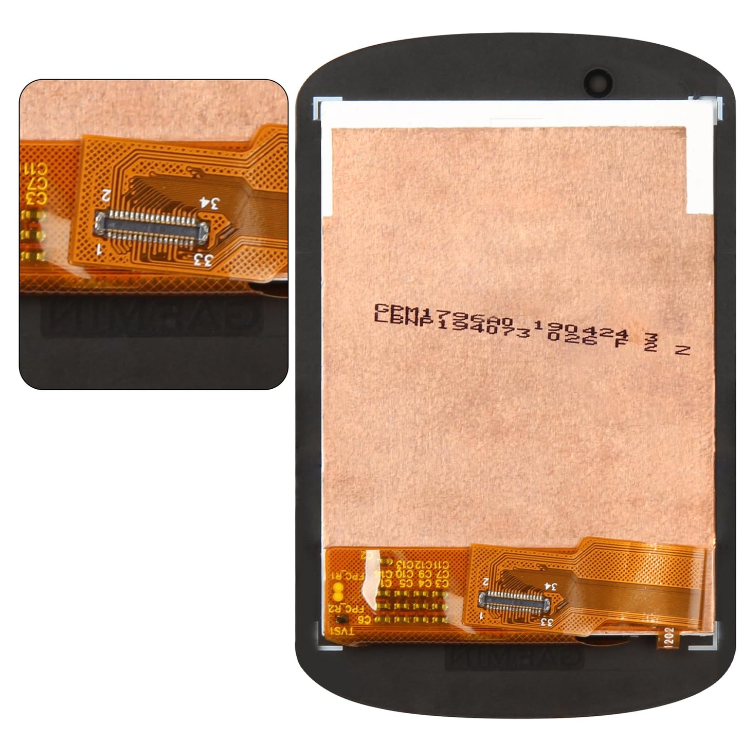 SRJTEK For Garmin Edge 530 Bike GPS LCD Screen Replacement Edge 530 LCD Display 530 Touch Digitizer Assembly Repair Parts Kits