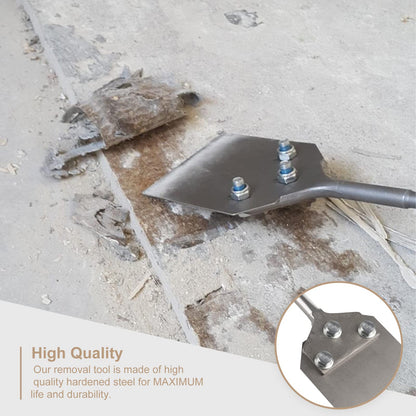 CPROSP SDS-Plus Spatula Chisel Tile Chisel 250x100mm, for removing floor coverings and coatings in conjunction with demolition tools.