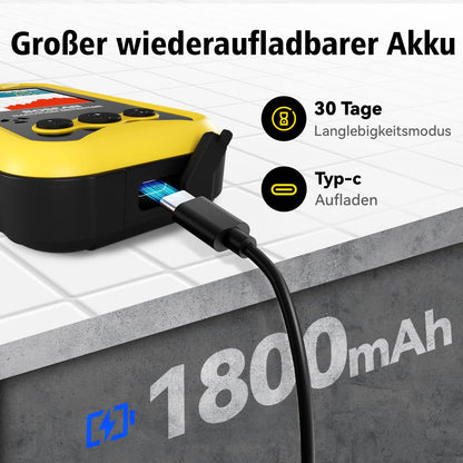 FS5000 Geiger counter Radioactivity Detector Nuclear radiation meter with PC software Beta Gamma X-ray Rechargeable Radiation monitor Radioactive tester