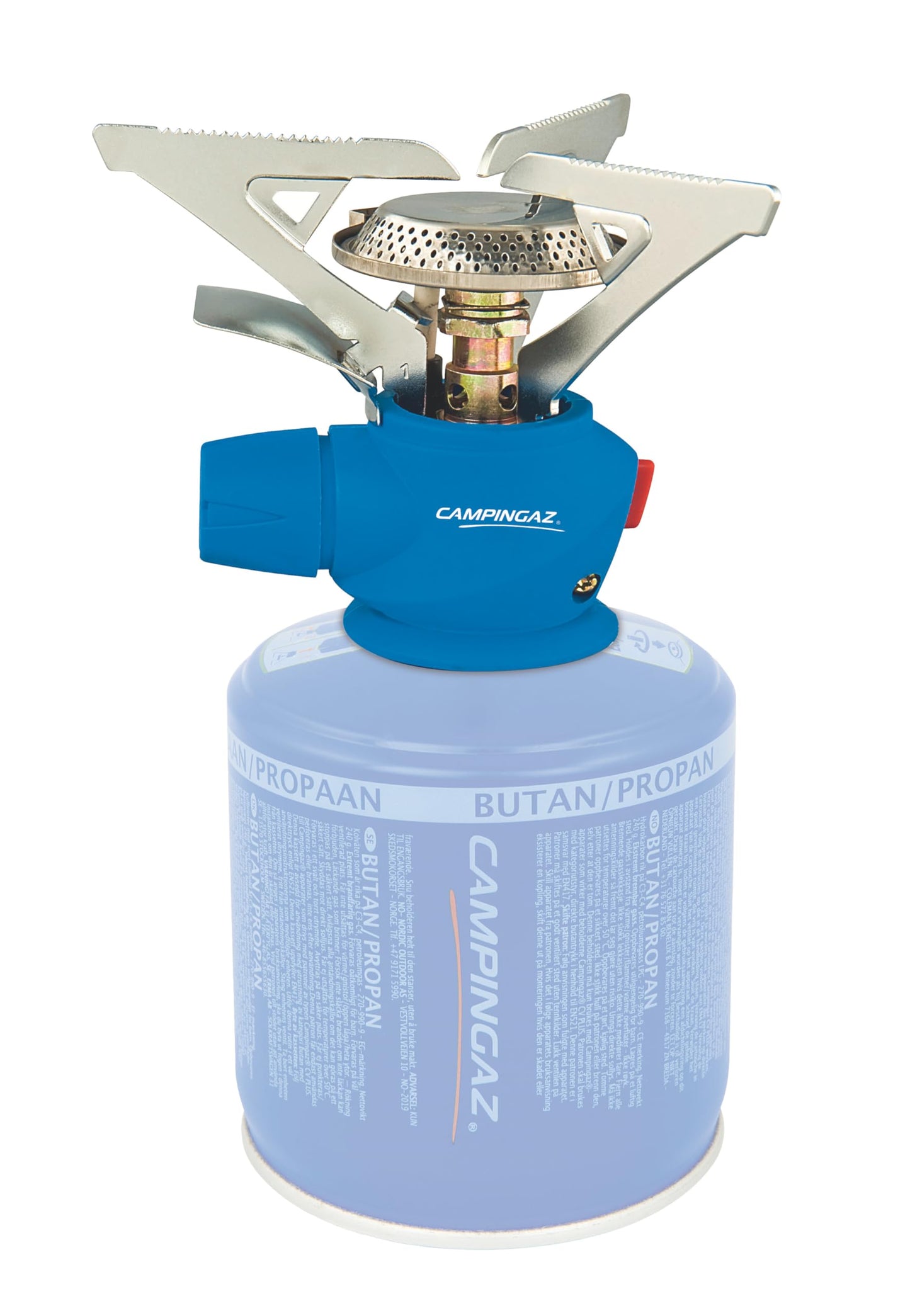 Campingaz Twister Plus Camping Stove, Single Burner Gas Stove, for camping, festivals, hikes, compact size, easy to transport, includes carrying case.