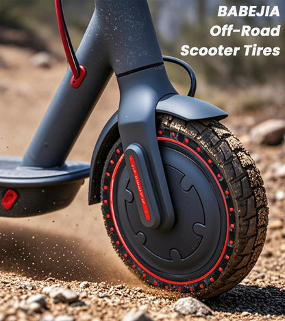BABEJIA 2PCS Scooter Tires 50/75-6.1 Tubeless, Upgrade your ride with Off-Road Tires 8 1/2 x 2, Solid Tire 8.5'' Compatible with Xiaomi M365/Pro 2, Gotrax GXL V2/XR/APEX.