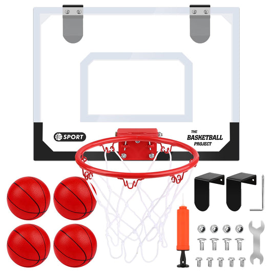 Dreamon Mini Basketball Hoop for Kids, Basketball Set for Indoor Use in Room with Ball.
