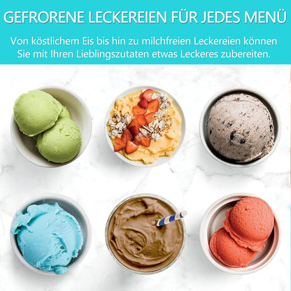 JUOENLP Replacement for Ninja Creami Pints and Lids 4Pack compatible with NC300, NC301 & NC299AMZ Series Deluxe Ice Cream Makers, Creami Pint containers with leak-proof lids, Dishwasher safe (NC300EU)