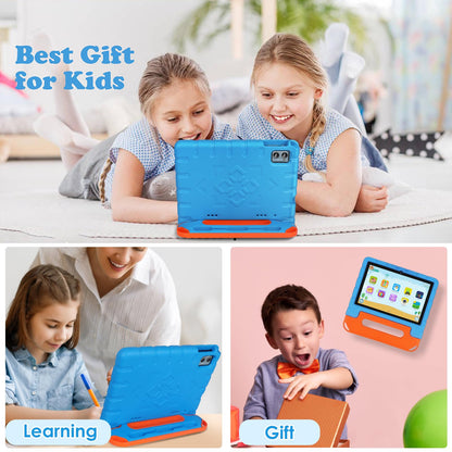 ZIOVO 10-inch Android 13 tablet, 12GB RAM+128GB ROM (expandable up to 1TB), 5G WiFi, BT 5.0, Octa-Core 2.0 GHz, 5+8 MP cameras, AGPS, 6000 mAh battery, Parental Control, tablets with Eva Case - Blue.