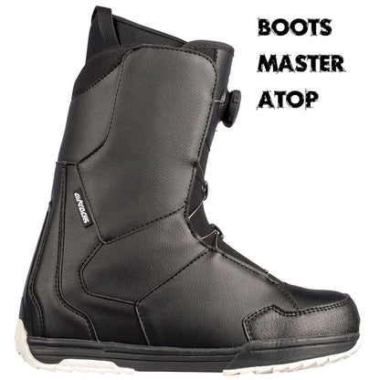 Airtracks Snowboard Set - Wide Board Refractions Game 161 - Soft Bindings Master - Soft Boots Star Black size 46 - SB Bag