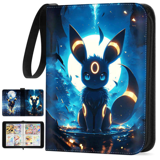 Trading Card Album, Portable Card Collection Album, PU Waterproof Card Binder, 50 Pages 400 Card Capacity Collectible Card Folder, Card Holder Album, Gifts for Collectors and Kids