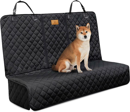 AMZPET Dog Car Seat Cover (Compact: 122 cm) - Waterproof - Non-Slip & Scratch-Resistant - Durable - 56 x 45 x 122 cm