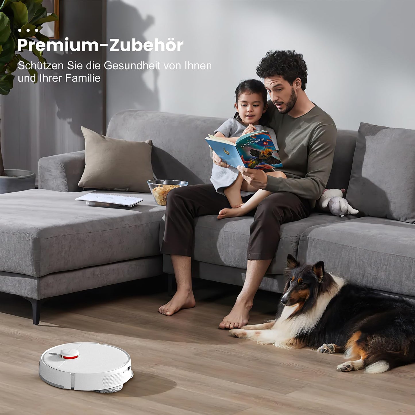 18 pieces of accessories for Xiaomi Robot Vacuum X20+ robot vacuum cleaner, including 1 main brush, 4 dust bags, 4 mop cloths, 4 side brushes, 4 filters, and 1 cleaning brush.