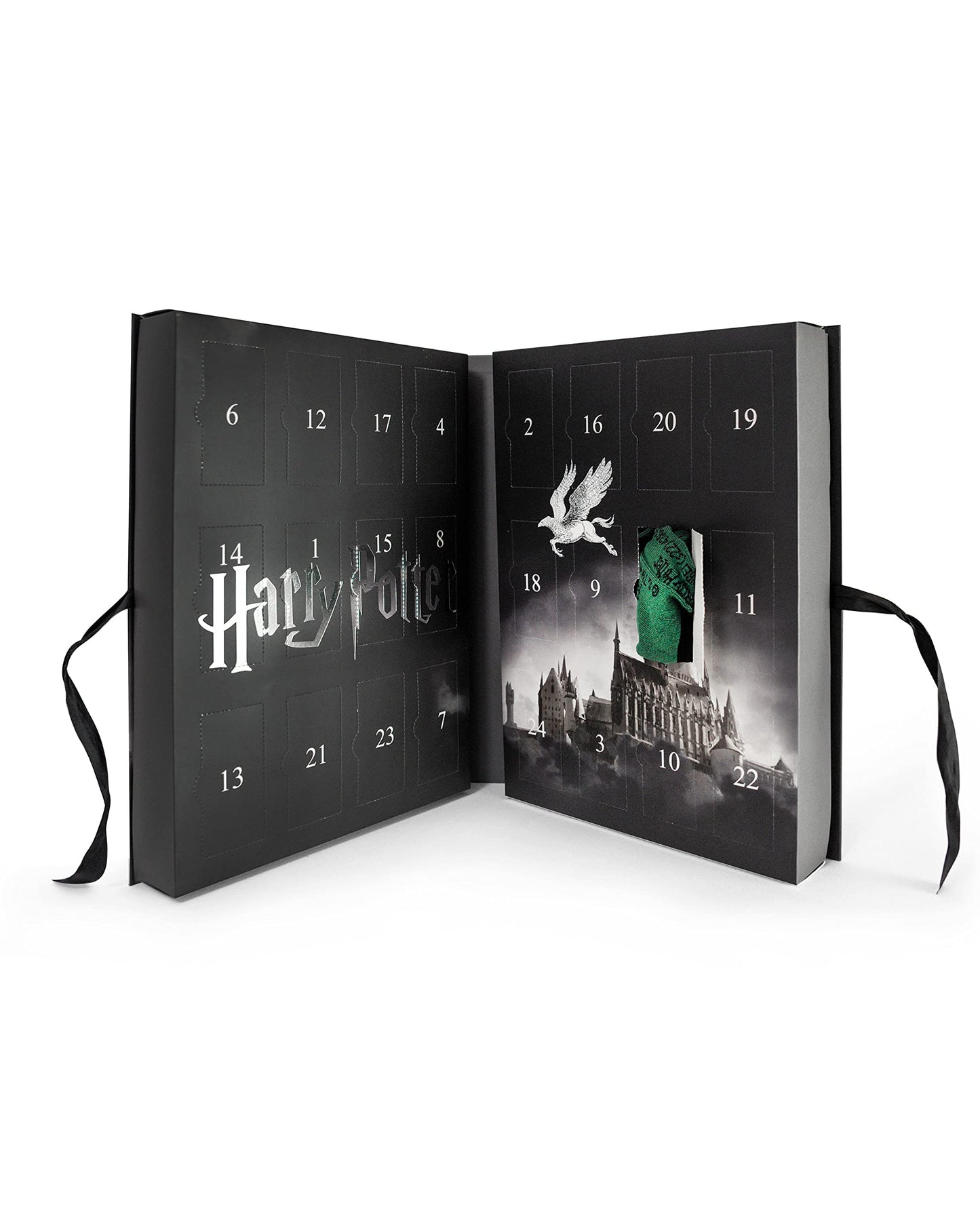 HARRY POTTER ® | Original Advent Calendar | 24 Pairs of Socks for Men | Christmas Calendar with Footies + Long Socks | Size 42-46 | OEKO-TEX ®