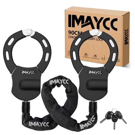 IMAYCC Electric Scooter Lock, Lock for E Scooter, Anti-theft Handcuff Lock, High Security Bike Lock for E Scooter, Scooter, Segway, Ninebot, Xiaomi, NIU, and Roller Lock.