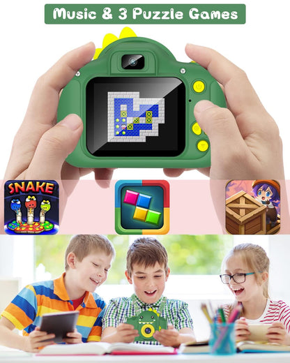 Children's camera, Gofunly Kids Camera 1080P 2.0-inch Screen Camera for Kids with 32GB card Selfie Digital Camera for 3-12 years old boys and girls Christmas Toy