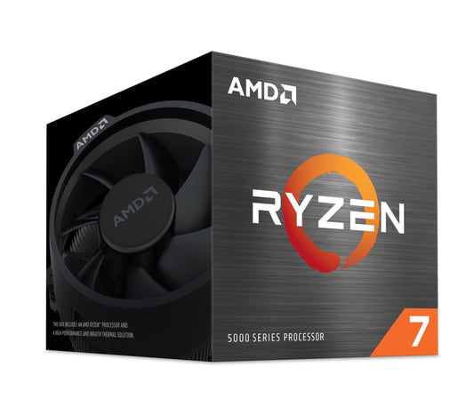 AMD Ryzen 7 5700 Processor (8 cores/16 threads, 65W TDP, AM4 socket, 20MB cache, Up to 4.6 GHz frequency boost, Wraith Spire cooler)