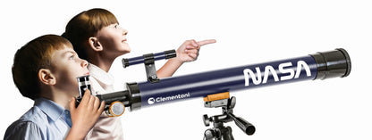 Clementoni Galileo Lab NASA Explorer Telescope - With 300x magnification, tripod, and interchangeable eyepieces - Star telescope for kids aged 8 and up, 59352