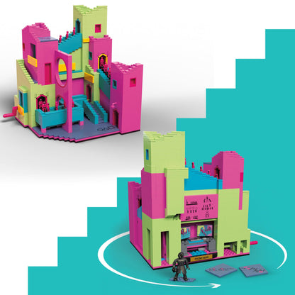 MEGA Squid Game action figure building toy The Staircase with 1707 pieces, movable figure, for collectors, HYL45.