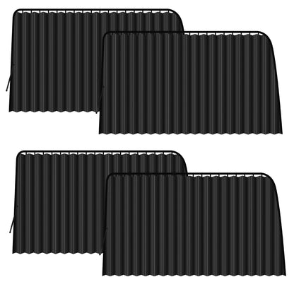 XCBYT Car Sunshade Magnetic 4 Pieces, Car Window Side Window, Sunshade Baby with UV Protection, Car Window Darkening Heat Protection Privacy Protection