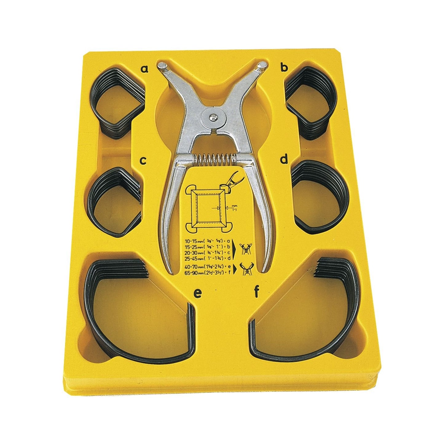 Hild Squeezer Clamp Set complete, 1 piece, 173