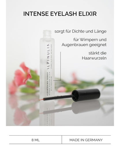 Alpinulin Flourishing Forest eyelash serum without hormones 8ml - Lash serum for healthy, thick eyelashes and eyebrows without hormonal side effects.