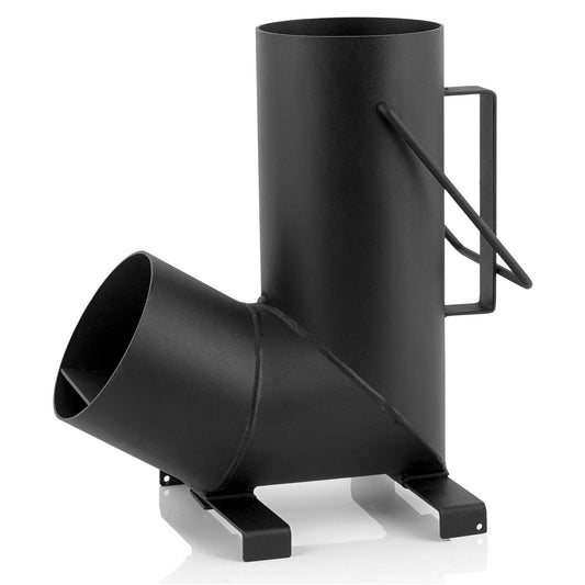 BBQ-Toro Rocket Oven ROCKET 6 | Rocket Stove made of 1.5 mm thick steel for Dutch ovens, grill pans, and more | Workshop stove made of steel | Oven, grill, cannon stove | outdoor camping stove