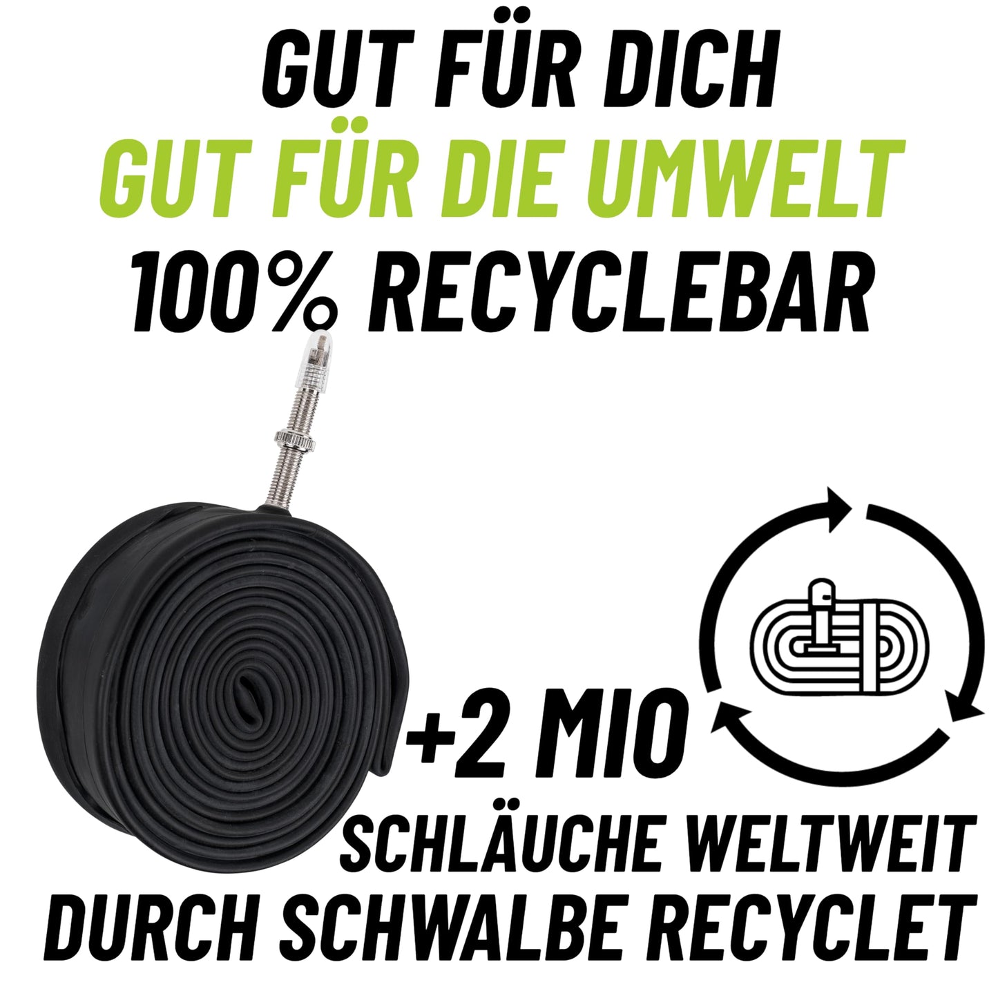 2X Schwalbe SV 19 bike tube 27.5 28 29 inch SV 40mm (40/62-584/635) + 3 MSZweirad tire levers