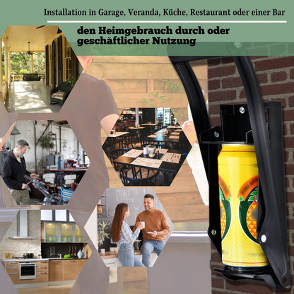 MinliGUY Can Crusher, Metal Can Crusher Recycling Tool for Aluminum Beverage Cans and Beer Cans, up to 500ml/330ml/250ml.