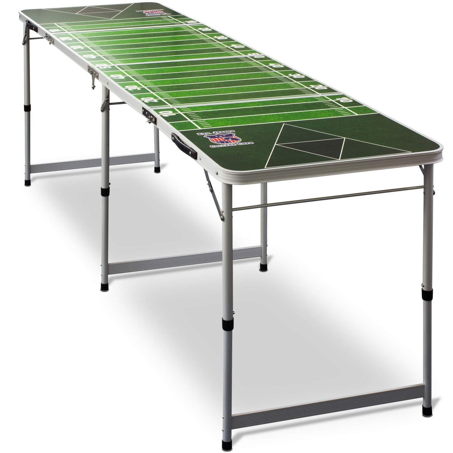 Evil Jared's Hasselhoff Premium Beer Pong Table Includes 6X Beer Pong Balls with Foam Holder | College Quality with Official Beer Pong Dimensions - College Table | American Football Field Table
