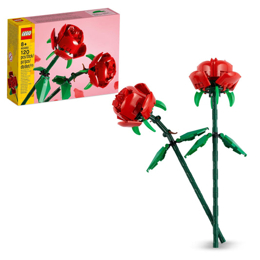 LEGO Creator Roses, artificial flower set, compatible with bouquets & 40747 Creator Daffodils, artificial flower set for kids.