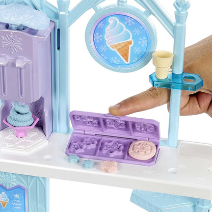 DISNEY Frozen - Elsa and Olaf's Ice Cream Stand with Dessert Machine and accessories, for kids 3 years and up, HMJ48