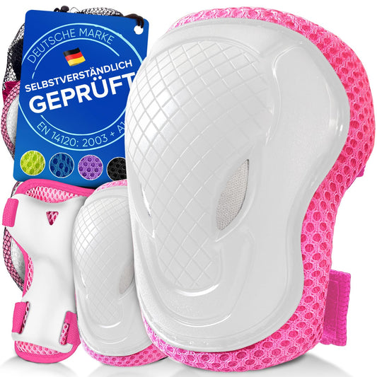 Knee Pads for Kids - For ages 2 and up - Safety tested and comfortable - Durable inline skate pads - Children's protector set - Knee and elbow guards for kids.