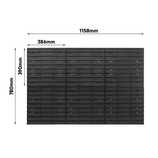 PAFEN storage system 780x1158mm stackable bins wall shelf storage bins bin rack storage system 91 boxes