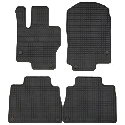Automotive premium parts24 Premium Rubber Mats Compatible with GLE 4-Matic (V167) + GLE Hybrid from 10/2018 Floor Mats Rubber All-weather 100% Precise Fit Black