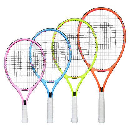 LUNNADE Kids Junior Tennis Racket, 19/21/23/25 inch youth tennis racket with cover, suitable for beginner boys and girls aged 3-12.