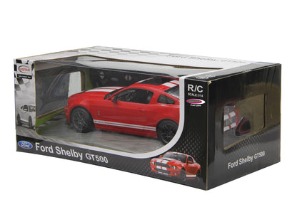 JAMARA Ford Shelby GT500 1:14 2.4GHz - officially licensed, approx. 1 hour drive time at 11 Km/h, LED lights, perfectly recreated details, detailed interior, high-quality craftsmanship.