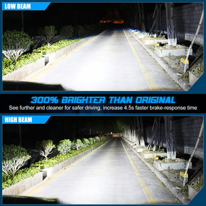 AOLEAD D1S Xenon Bulb Hid Xenon Headlight Lamp 12V 35W, 10000K (2 Bulbs)