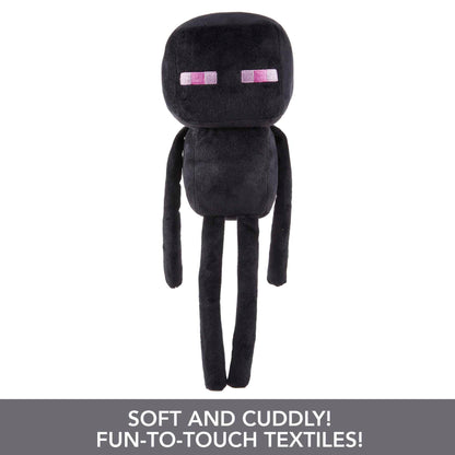 Mattel MINECRAFT Basic Plush Figure - 20 cm tall, soft collectible figures of favorite characters from the video game, gift idea for kids ages 3 and up, HLN11, 8-inch.
