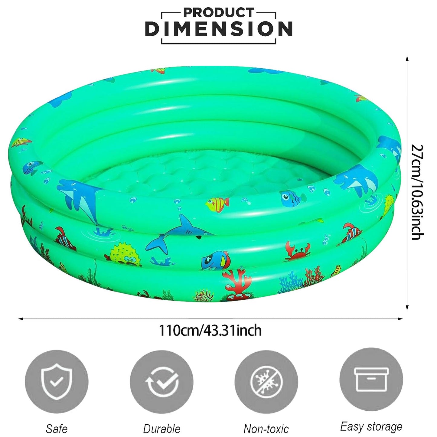 Inflatable paddling pool, children's pool, baby pool, inflatable kids pool, swimming pool, inflatable pool, children's paddling pool, portable bathtub, swimming pool.