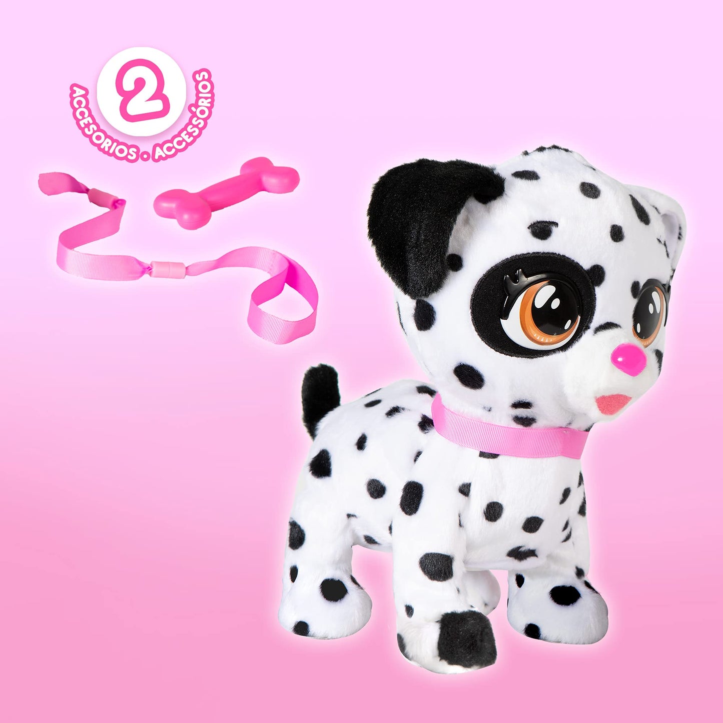 Cry Babies Magic Tears Dalmatian Dotty Pet Spot, interactive dog that really walks and cries, toy and optimal gift for girls and boys +3 years.