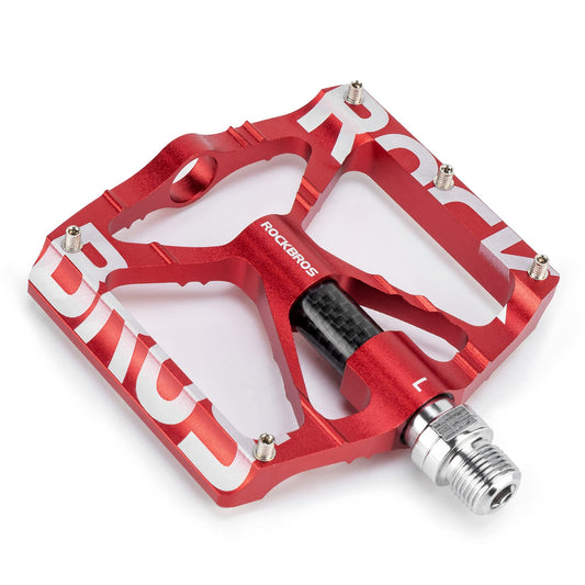 ROCKBROS bicycle pedals 9/16" aluminum alloy MTB pedals with sealed bearings non-slip pedals