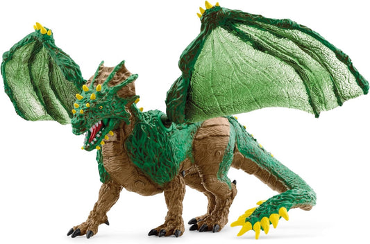 SCHLEICH ELDRADOR Creatures | Jungle Dragon 70791 | detailed monster figurine with movable wings | great gift for girls and boys | toy for ages 7+ | 28 x 17 x 11 cm