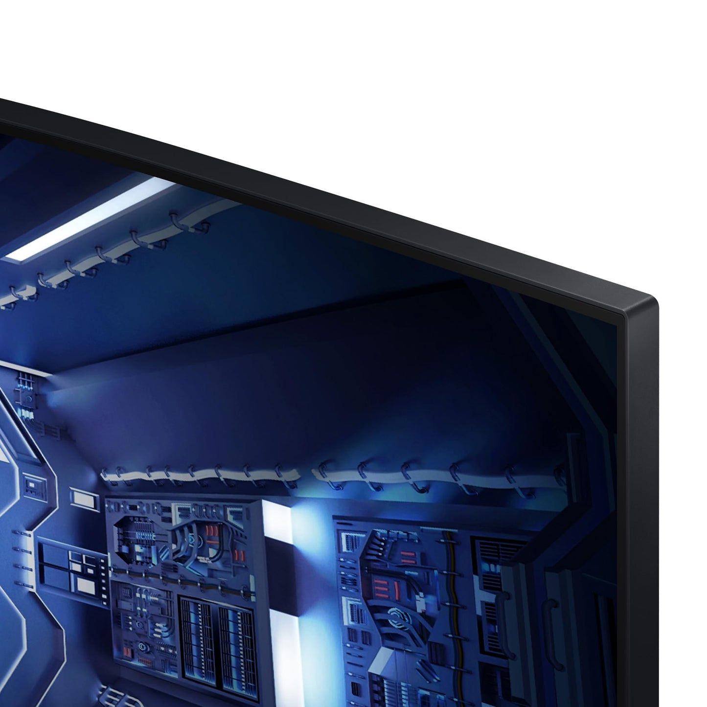 Samsung Gaming Monitor G5 C34G55TWWP, 34 inch, VA panel, UWQHD resolution, AMD FreeSync Premium, curvature 1000R, refresh rate 165 Hz, response time 1 ms (MPRT), black