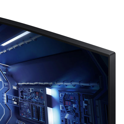 Samsung Gaming Monitor G5 C34G55TWWP, 34 inch, VA panel, UWQHD resolution, AMD FreeSync Premium, curvature 1000R, refresh rate 165 Hz, response time 1 ms (MPRT), black