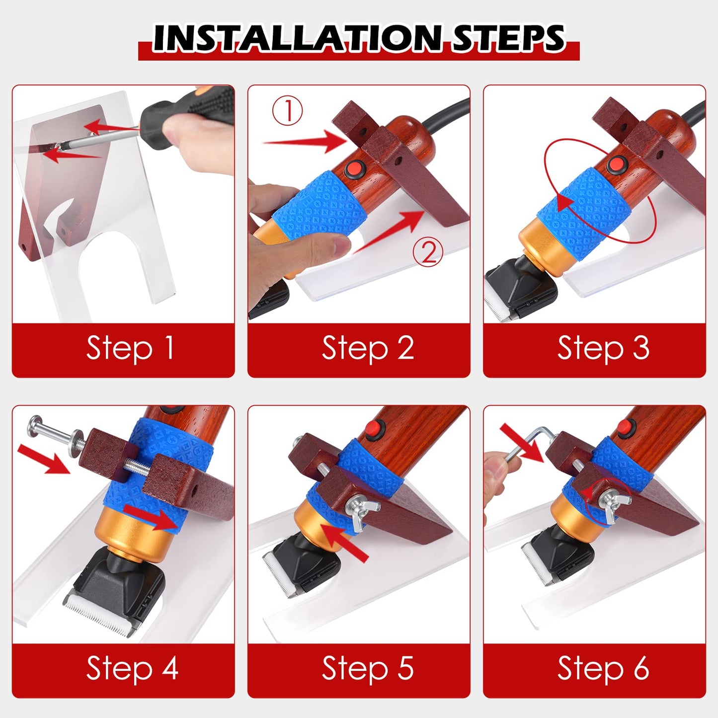 Brolteja Carpet Cutter, Tufting Gun Trimmer Carpet Cutter with Shear Guide, 200W Carpet Trimmer with Shear Guide, for pets and tufted carpets